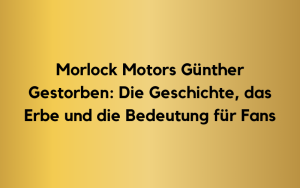 Morlock Motors